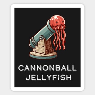 Cannonball Jellyfish Pun Magnet